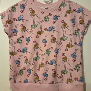 Crown & Ivy Pink and Red Matching Sweatshirt Set #407